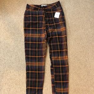 Free People Plaid pants
